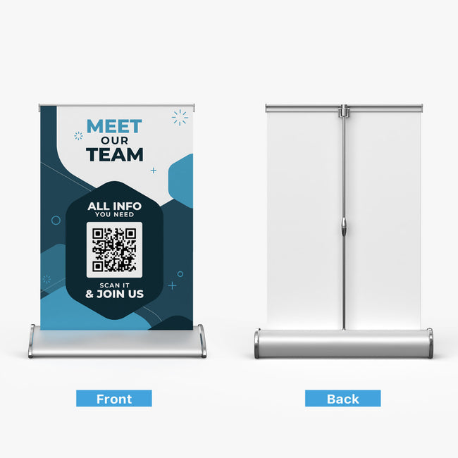 Table Top Banner with Stand