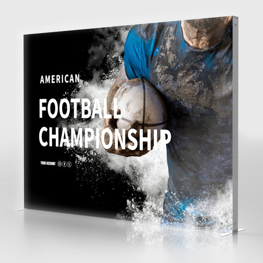 10 ft SEG Backlit Fabric Display