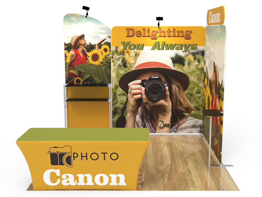 10 × 10 ft Booth Style U