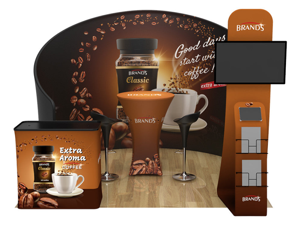10 × 10 ft Booth Style K