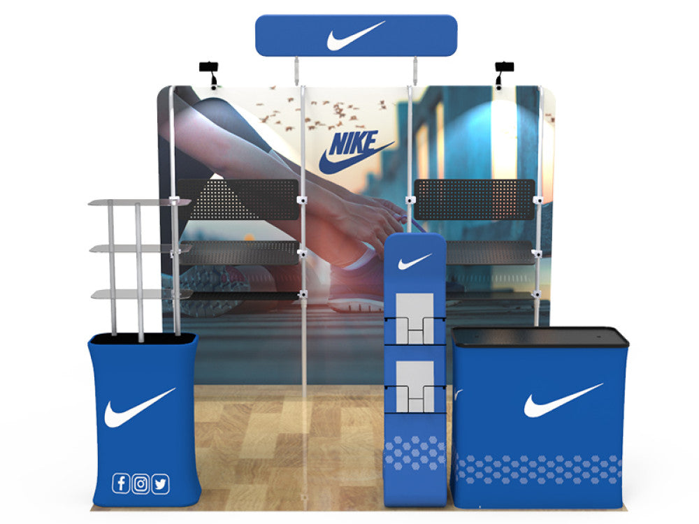 10 × 10 ft Booth Style E
