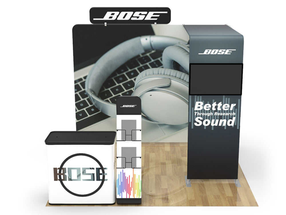 10 × 10 ft Booth Style M