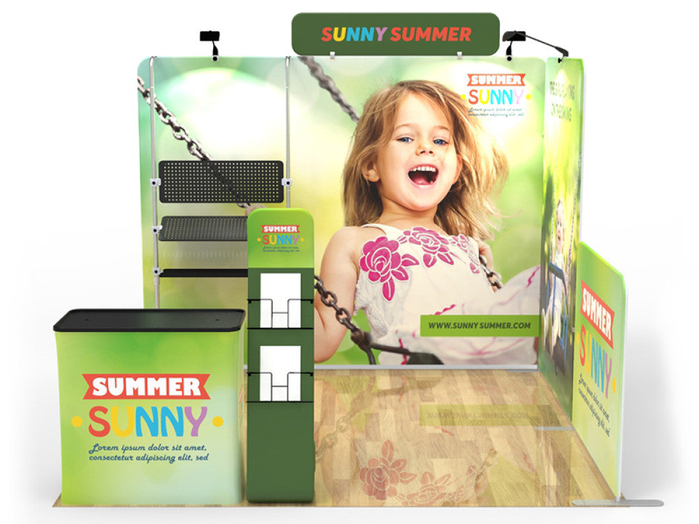 10 × 10 ft Booth Style O