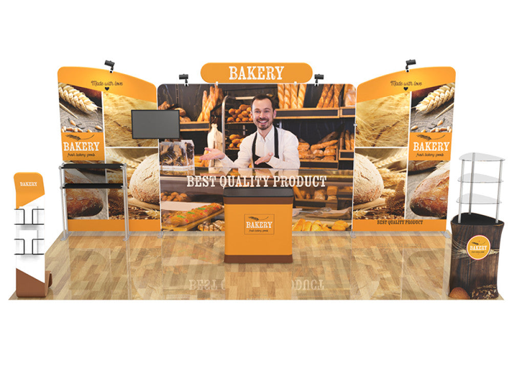 10 × 20 ft Booth Style H