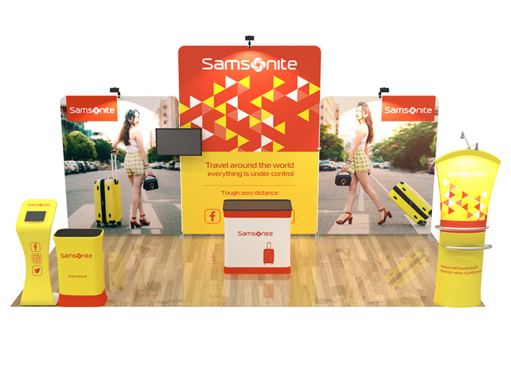 10 × 20 ft Booth Style L