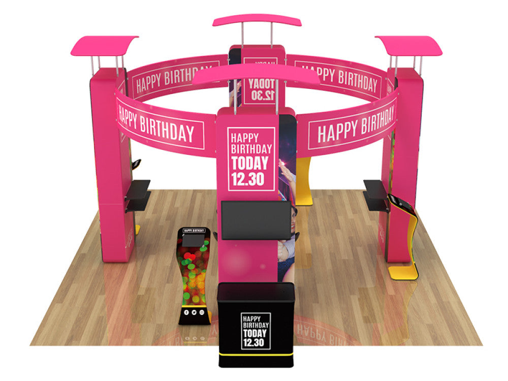 20 × 20 ft Booth Style A