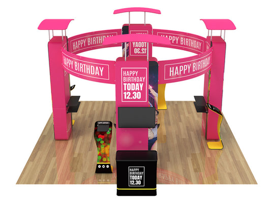 20 × 20 ft Booth Style A