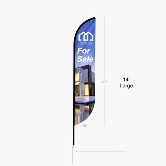 Custom Feather Convex Flag Kit