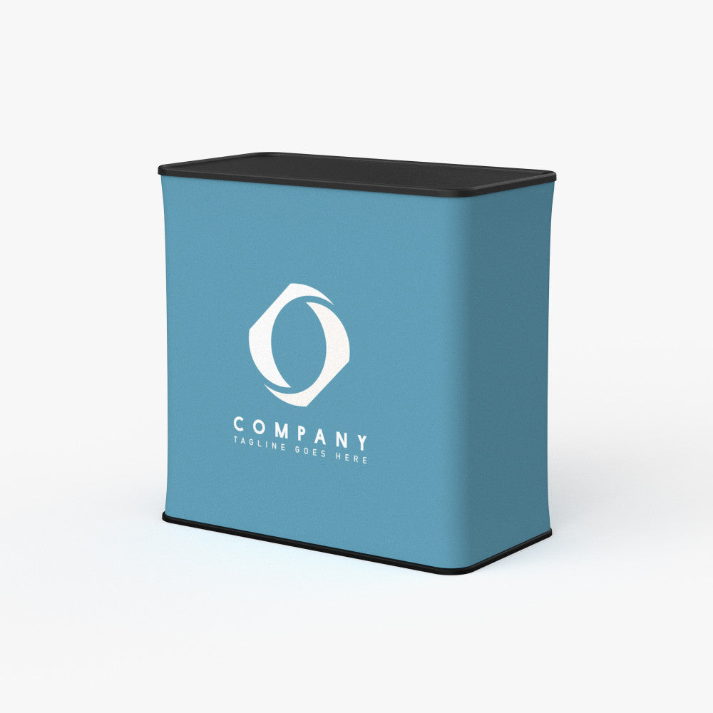 Trade Show Podium with Custom Fabric Wrap