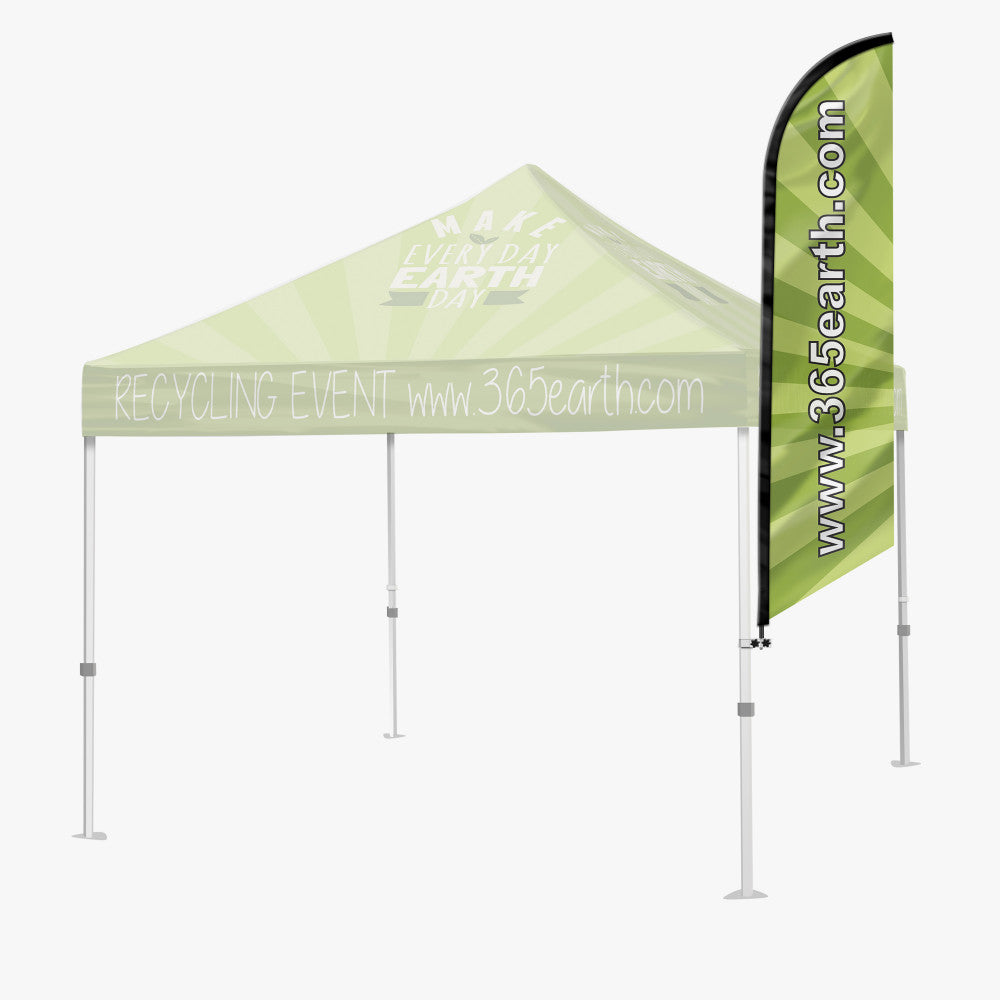 Tent-Mounted Feather Flag Kit